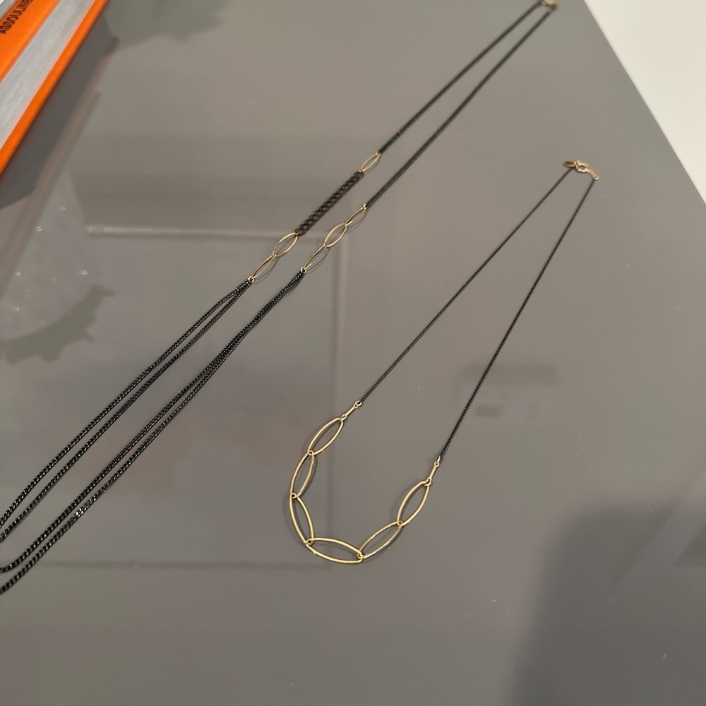 Victoria Bekerman LOLA oval link necklaces